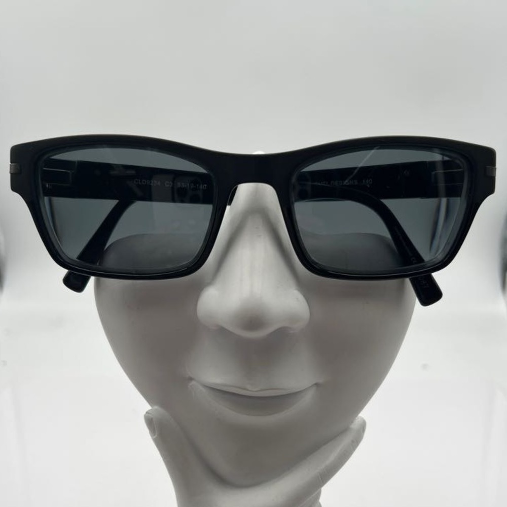 Club Level Designs Black Oval Sunglasses Frames CLD9234